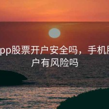 手机app股票开户安全吗，手机股票开户有风险吗