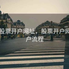 电脑股票开户网址，股票开户网上开户流程
