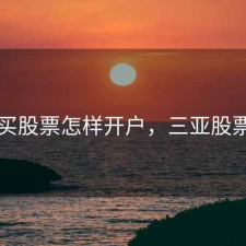 海口买股票怎样开户，三亚股票开户