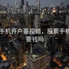 股票手机开户要视频，股票手机开户要钱吗