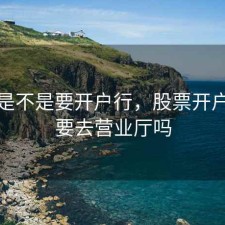 股票是不是要开户行，股票开户一定要去营业厅吗