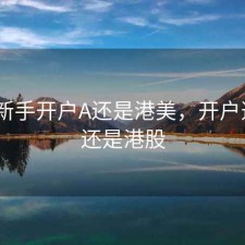 股票新手开户A还是港美，开户选a股还是港股