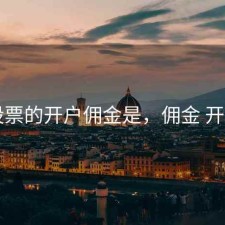 股票的开户佣金是，佣金 开户