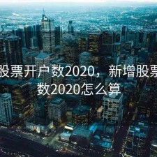 新增股票开户数2020，新增股票开户数2020怎么算