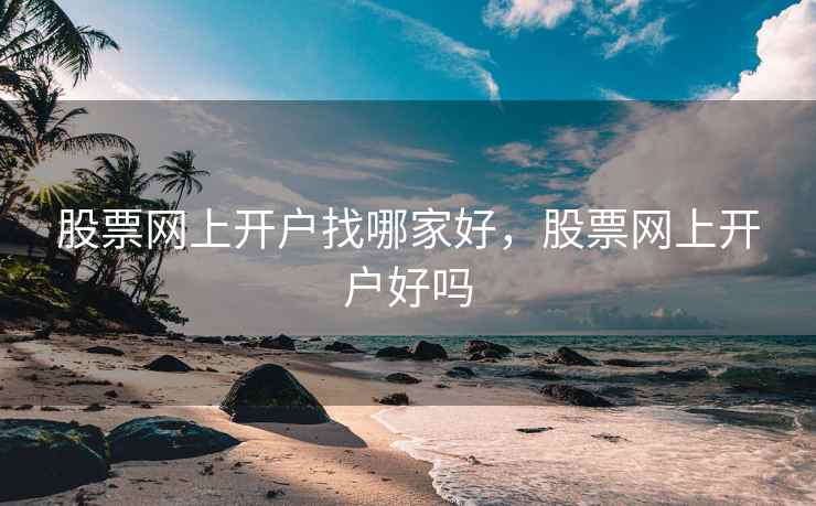 股票网上开户找哪家好，股票网上开户好吗  第2张