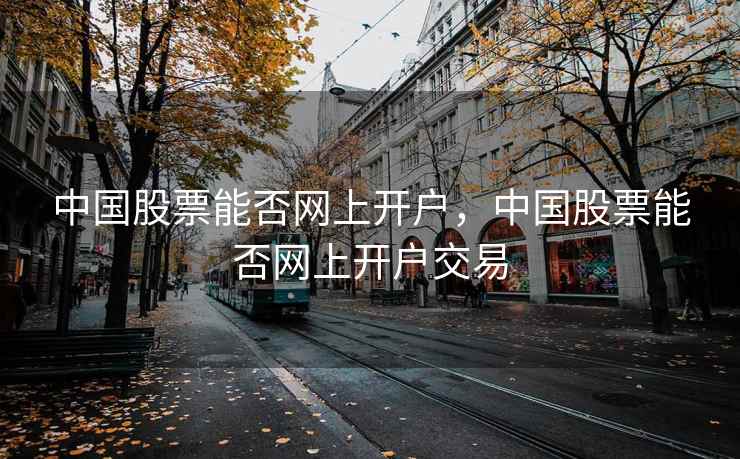 中国股票能否网上开户，中国股票能否网上开户交易  第2张