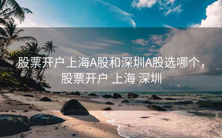 股票开户上海A股和深圳A股选哪个，股票开户 上海 深圳  第2张