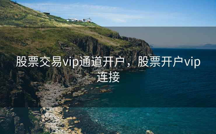 股票交易vip通道开户，股票开户vip连接  第2张